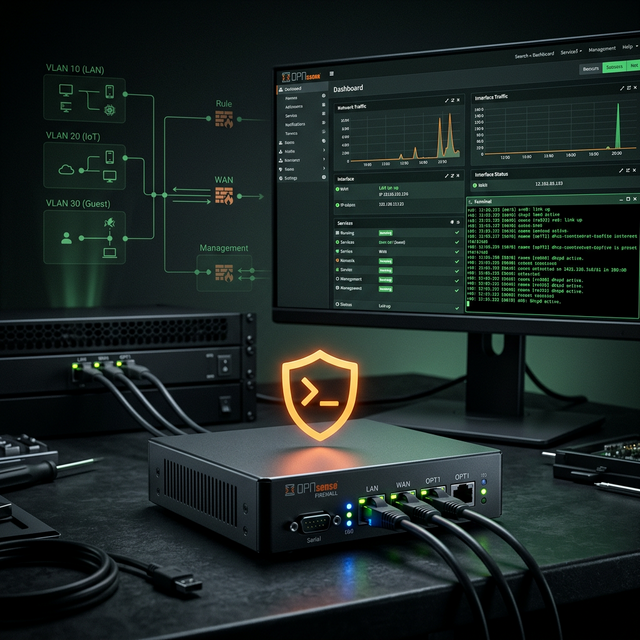 OPNsense Installation & Ersteinrichtung